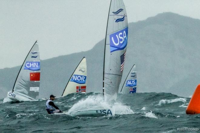 Rio 2016 – Extreme Finn sailing ©  Robert Deaves